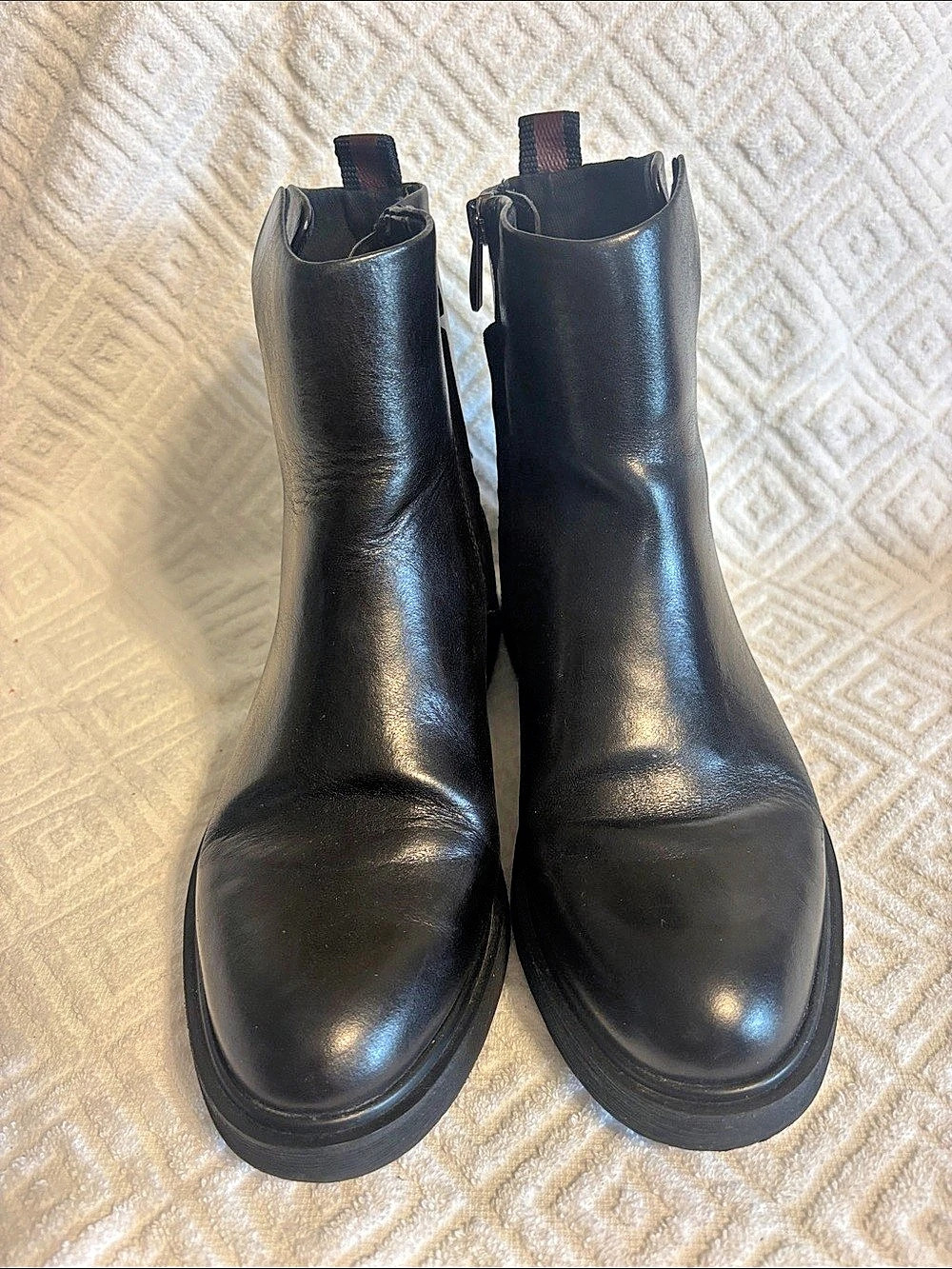 Franco Sarto Gracelyn Zip Boot Black Ankle Boots